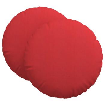 Sitzkissen 2 stk. Stoff Rot Ø80 x 29 cm
