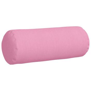 Bolsterkissen 2 stk. Stoff Rosa Ø 25 x 70 cm