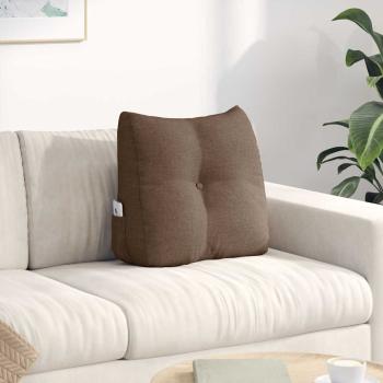 ARDEBO.de - Rücken Kissen Braun 45 x 24 x 50 cm Stoff
