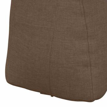 Rücken Kissen Braun 45 x 24 x 50 cm Stoff