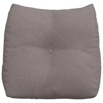 Rücken Kissen Taupe 45 x 24 x 50 cm Stoff