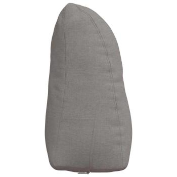 Rücken Kissen Taupe 45 x 24 x 50 cm Stoff