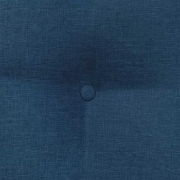 Rücken Kissen Blau 45 x 24 x 50 cm Stoff