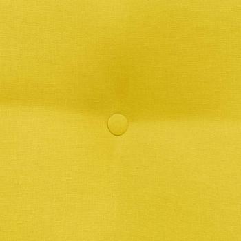 Rücken Kissen Helles Gelb 45 x 24 x 50 cm Stoff