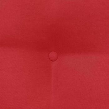 Rücken Kissen Rot 45 x 24 x 50 cm Stoff