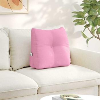 ARDEBO.de - Rücken Kissen Rosa 45 x 24 x 50 cm Stoff