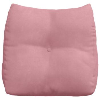 Rückenkissen Rosa 45 x 24 x 50 cm Samt