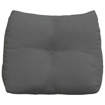 Rücken Kissen Dunkelgrau 60 x 24 x 50 cm Stoff