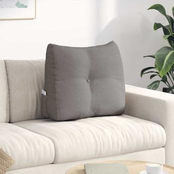 ARDEBO.de - Rücken Kissen Taupe 60 x 24 x 50 cm Stoff
