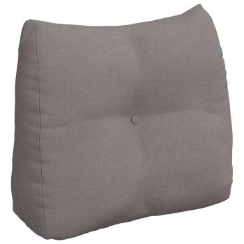 Rücken Kissen Taupe 60 x 24 x 50 cm Stoff