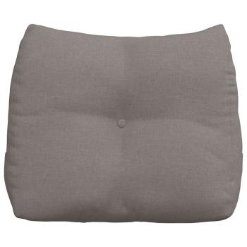 Rücken Kissen Taupe 60 x 24 x 50 cm Stoff