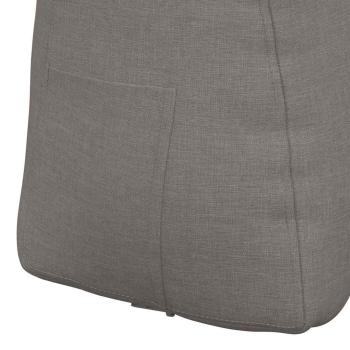 Rücken Kissen Taupe 60 x 24 x 50 cm Stoff
