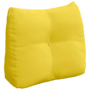 Rücken Kissen Helles Gelb 60 x 24 x 50 cm Stoff