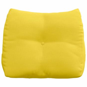 Rücken Kissen Helles Gelb 60 x 24 x 50 cm Stoff