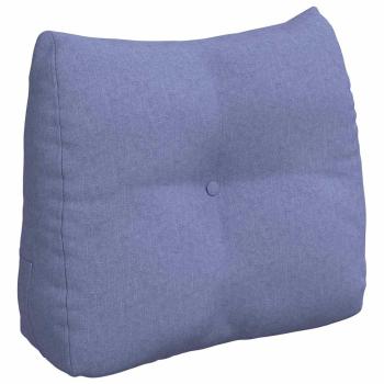 Rücken Kissen Jeans blau 60 x 24 x 50 cm Stoff