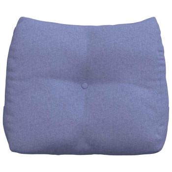 Rücken Kissen Jeans blau 60 x 24 x 50 cm Stoff