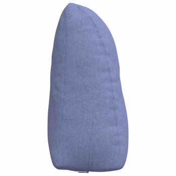 Rücken Kissen Jeans blau 60 x 24 x 50 cm Stoff