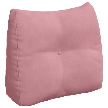 Rückenkissen Rosa 60 x 24 x 50 cm Samt