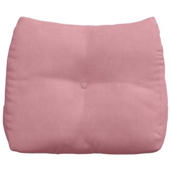 Rückenkissen Rosa 60 x 24 x 50 cm Samt
