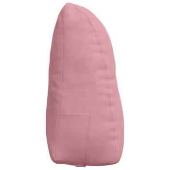 Rückenkissen Rosa 60 x 24 x 50 cm Samt