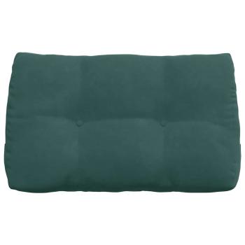 Rücken Kissen Dunkelgrün 80 x 24 x 50 cm Samt