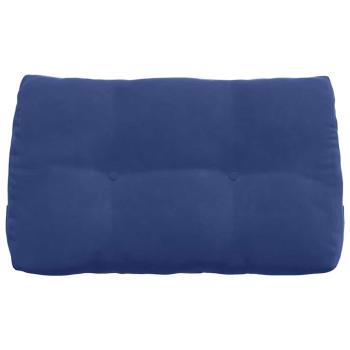 Rücken Kissen Polizeiblau 80 x 24 x 50 cm Samt