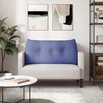 Rücken Kissen Jeans blau 100 x 24 x 50 cm Stoff