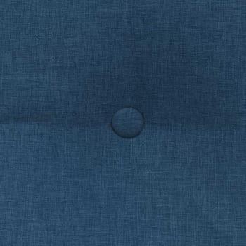 Rücken Kissen Blau 120 x 24 x 50 cm Stoff