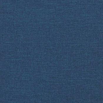 Rücken Kissen Blau 120 x 24 x 50 cm Stoff