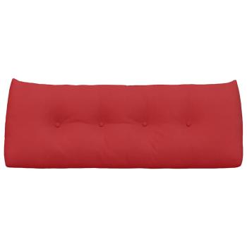 Rücken Kissen Rot 120 x 24 x 50 cm Stoff