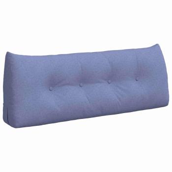 Rücken Kissen Jeans blau 120 x 24 x 50 cm Stoff