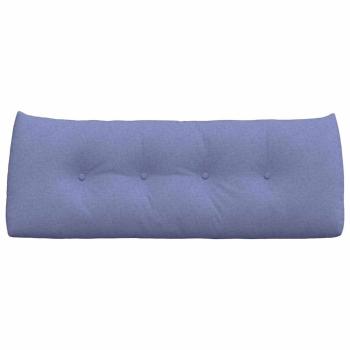 Rücken Kissen Jeans blau 120 x 24 x 50 cm Stoff