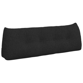 Rücken Kissen Schwarz 140 x 24 x 50 cm Stoff