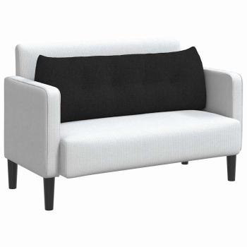 Rücken Kissen Schwarz 140 x 24 x 50 cm Stoff