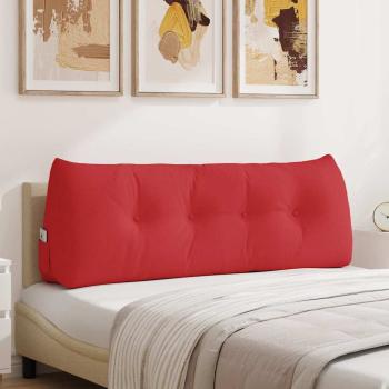 ARDEBO.de - Rücken Kissen Rot 140 x 24 x 50 cm Stoff