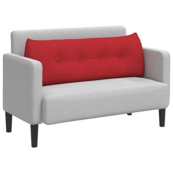 Rücken Kissen Rot 140 x 24 x 50 cm Stoff