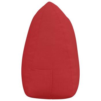 Rücken Kissen Rot 140 x 24 x 50 cm Stoff