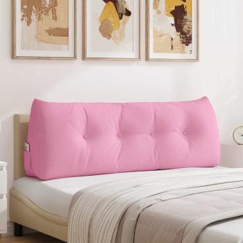 ARDEBO.de - Rücken Kissen Rosa 140 x 24 x 50 cm Stoff
