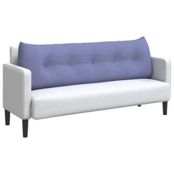Rücken Kissen Jeans blau 160 x 24 x 50 cm Stoff