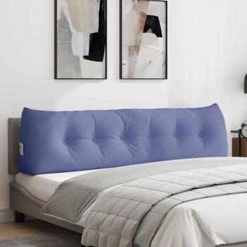 ARDEBO.de - Rücken Kissen Jeans blau 180 x 24 x 50 cm Stoff