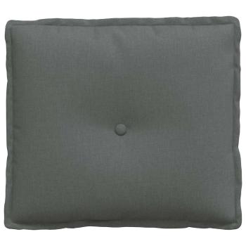 Rückenkissen Dunkelgrau 50 x 19 x 45 cm Stoff