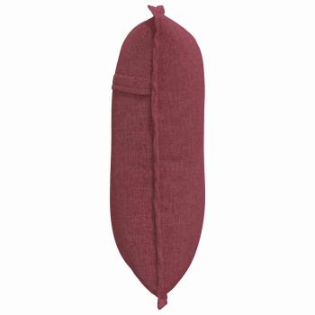 Rückenkissen Weinrot 50 x 19 x 45 cm Stoff
