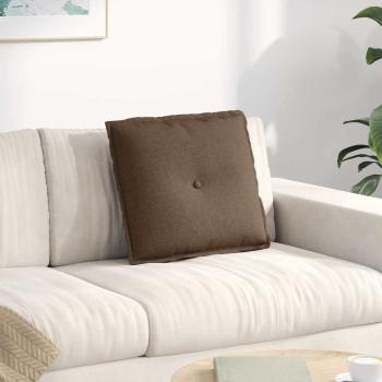 ARDEBO.de - Rückenkissen Braun 50 x 19 x 45 cm Stoff