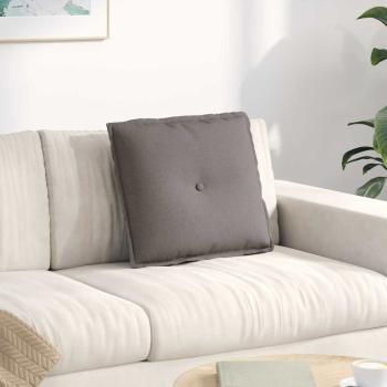 ARDEBO.de - Rückenkissen Taupe 50 x 19 x 45 cm Stoff