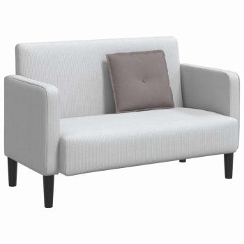 Rückenkissen Taupe 50 x 19 x 45 cm Stoff
