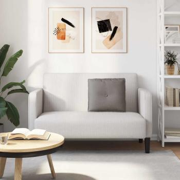 Rückenkissen Taupe 50 x 19 x 45 cm Stoff