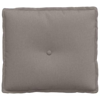 Rückenkissen Taupe 50 x 19 x 45 cm Stoff