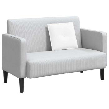 Rückenkissen Weiß 50 x 19 x 45 cm Stoff