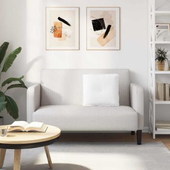 Rückenkissen Weiß 50 x 19 x 45 cm Stoff