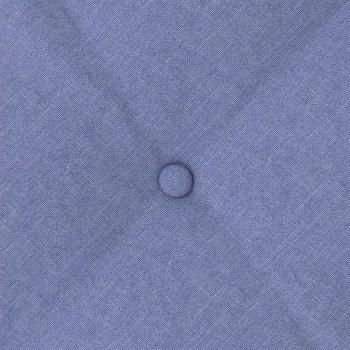 Rückenkissen Jeans blau 50 x 19 x 45 cm Stoff